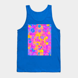 Colorful Bubbly Pattern Tank Top